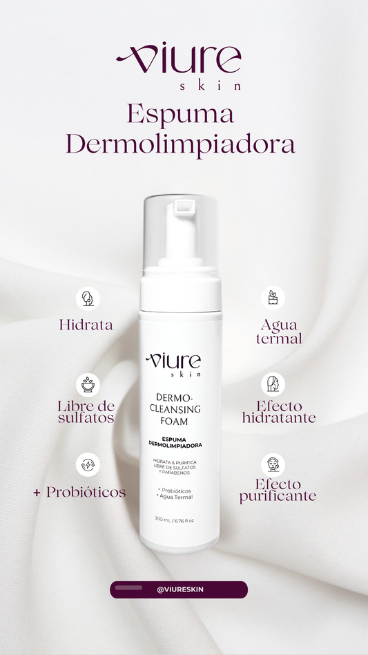 Espuma dermolimpiadora Viure